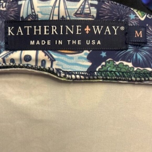 NWT Katherine Way Women's Multicolor Boca Tunic Top - Picture 7 of 8